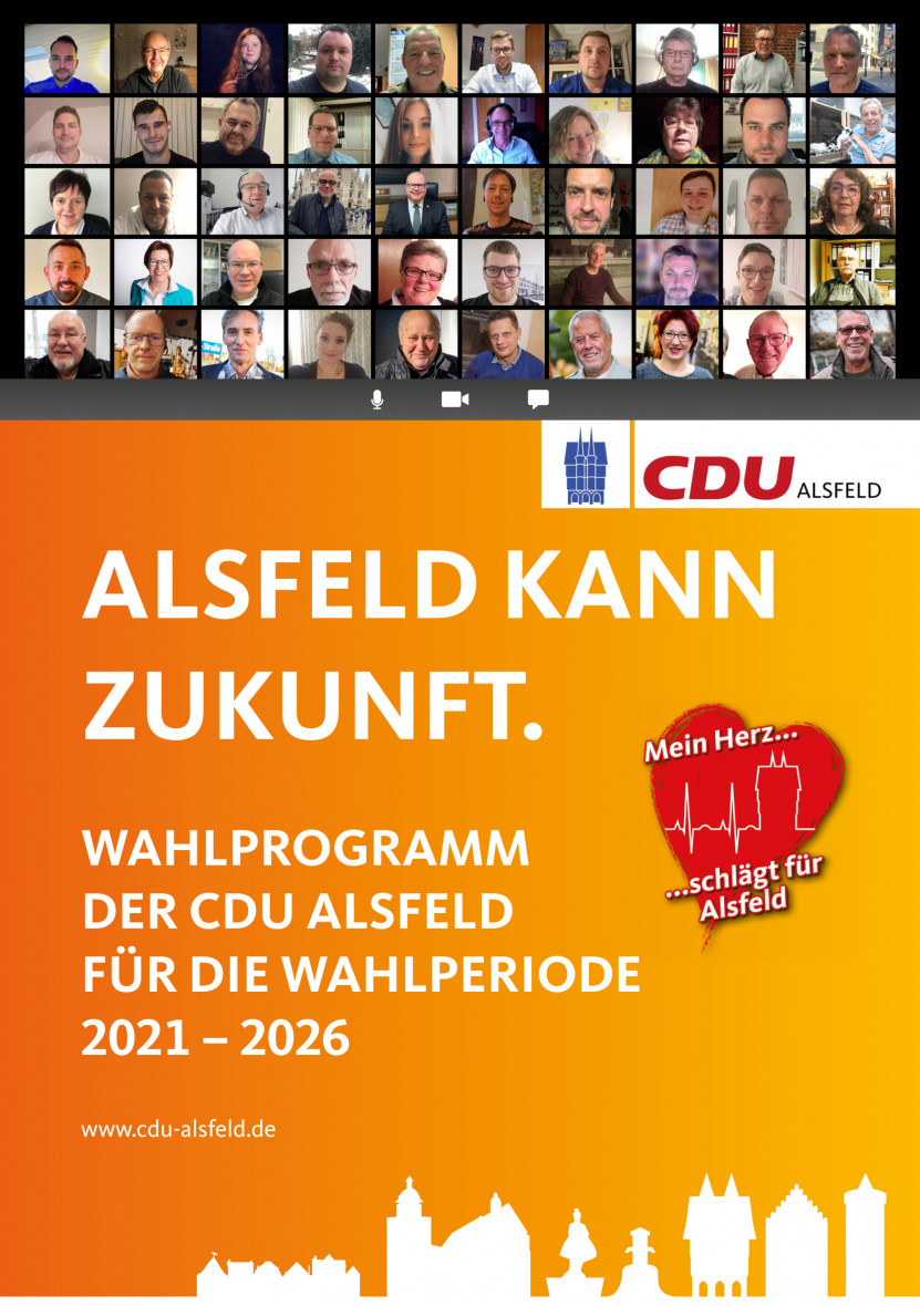 Das Titelblatt des Alsfelder CDU-Wahlprogramms